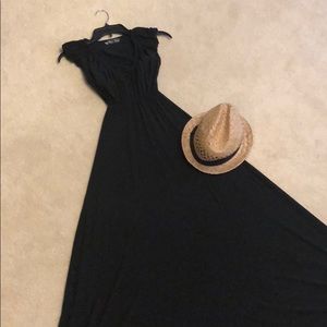 VS Bra Tops Cap Sleeve Maxi Dress